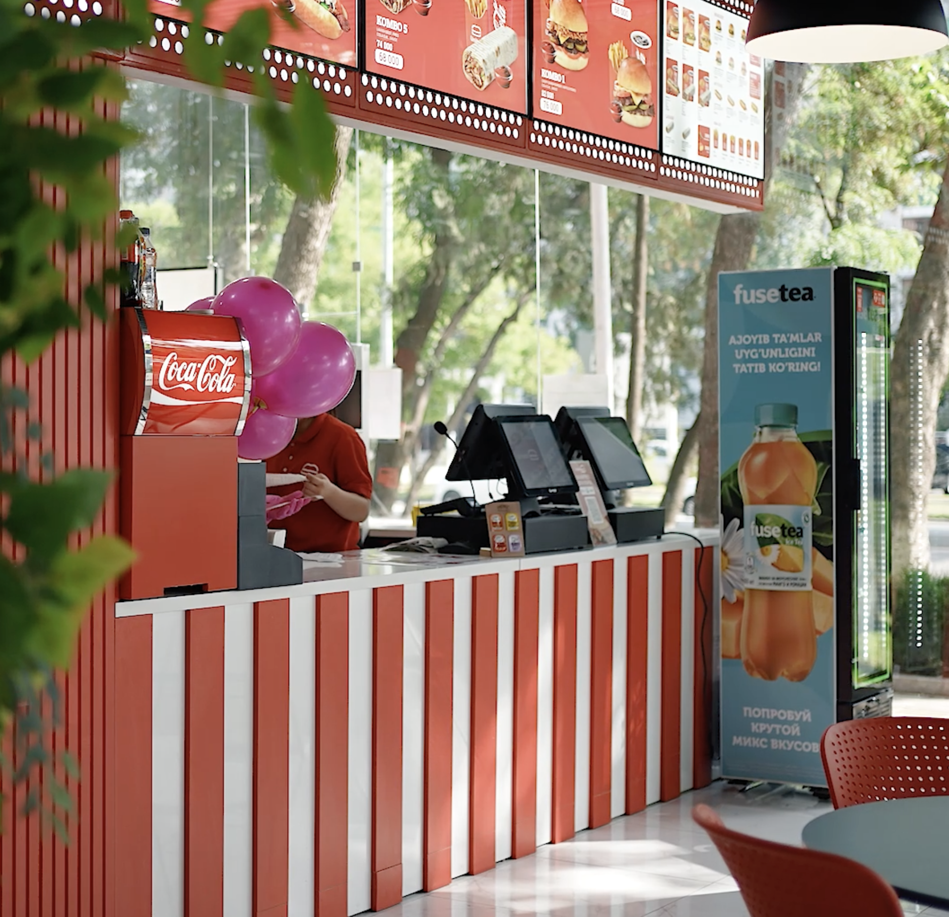 UNITED BURGER — zamonaviy fast food mebeli